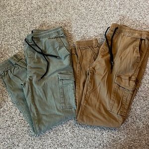 Brooklyn Cloth Joggers - 2 - Men’s Sz Med Olive & Camel
